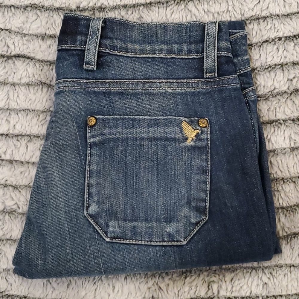 M.I.H. medium wash low rise slim leg jeans size 28 - Picture 9 of 9